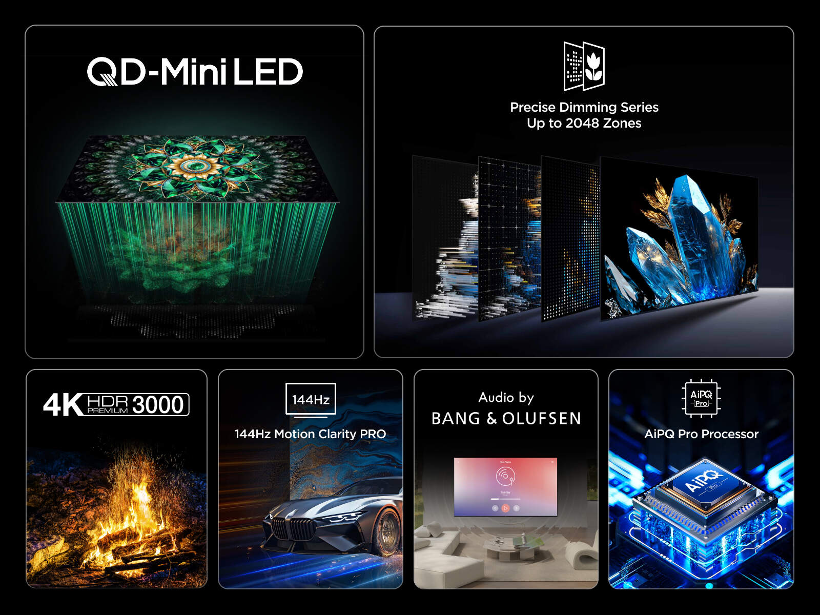 TCL TV Q7C-UK Premium QD-MiniLED TV, 50 to 115 inch | TCL UK