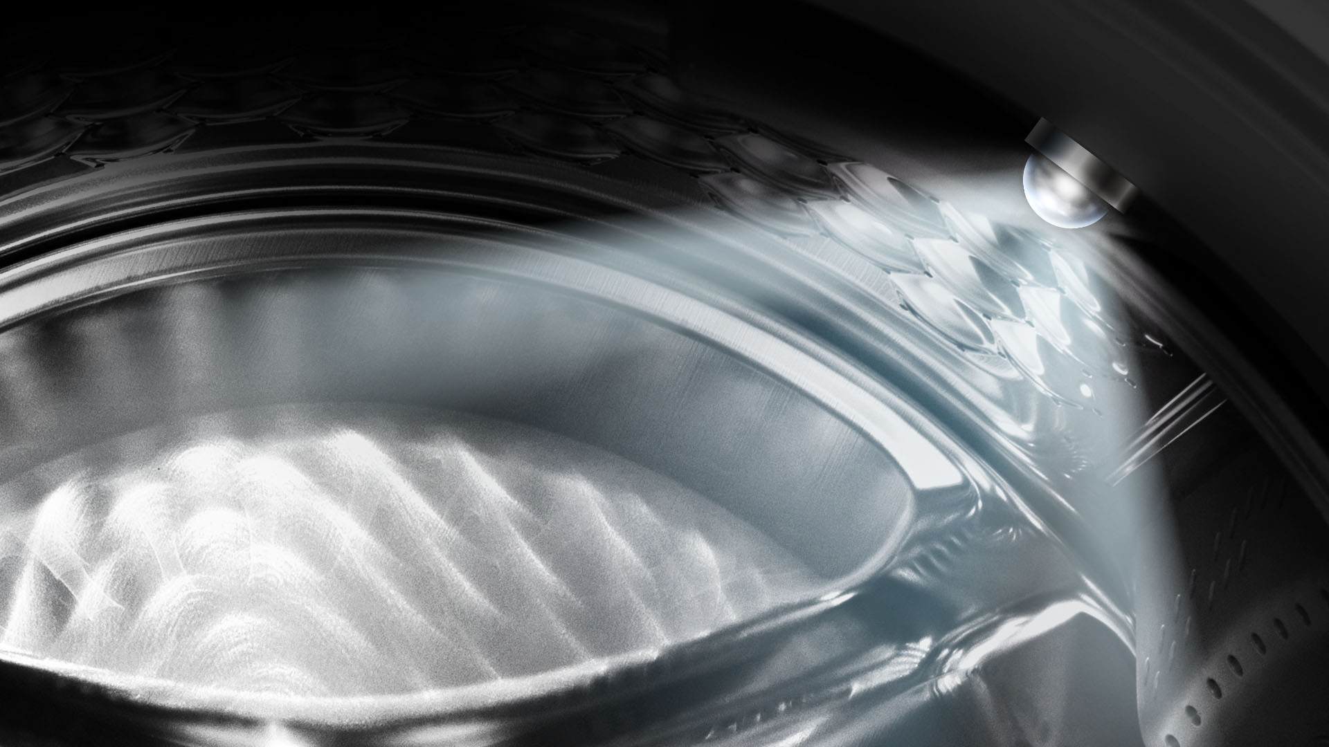 TCL-Automatic LED lighting to the drum for each load and unload