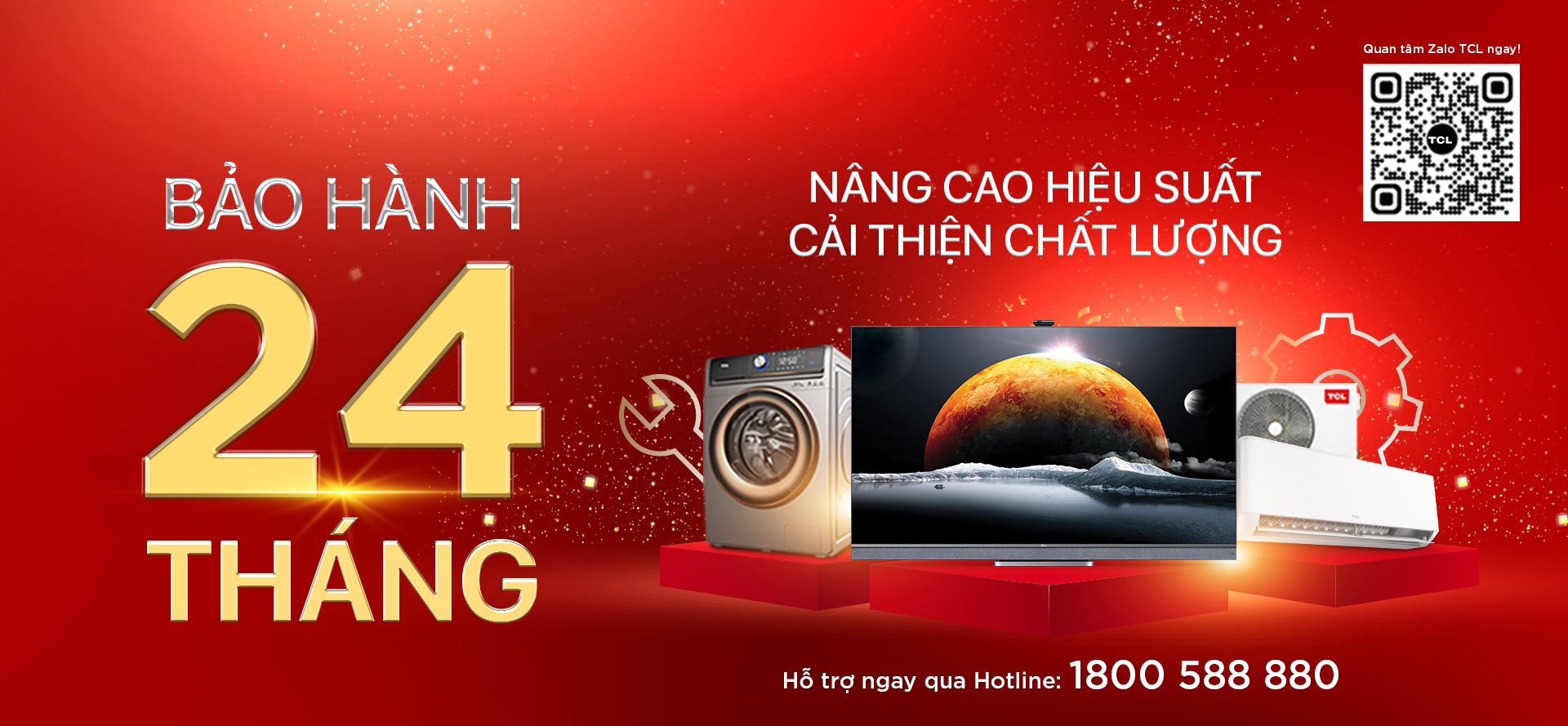 BẢO HÀNH 24 THÁNG – NÂNG CAO HIỆU SUẤT – CẢI THIỆN CHẤT LƯỢNG