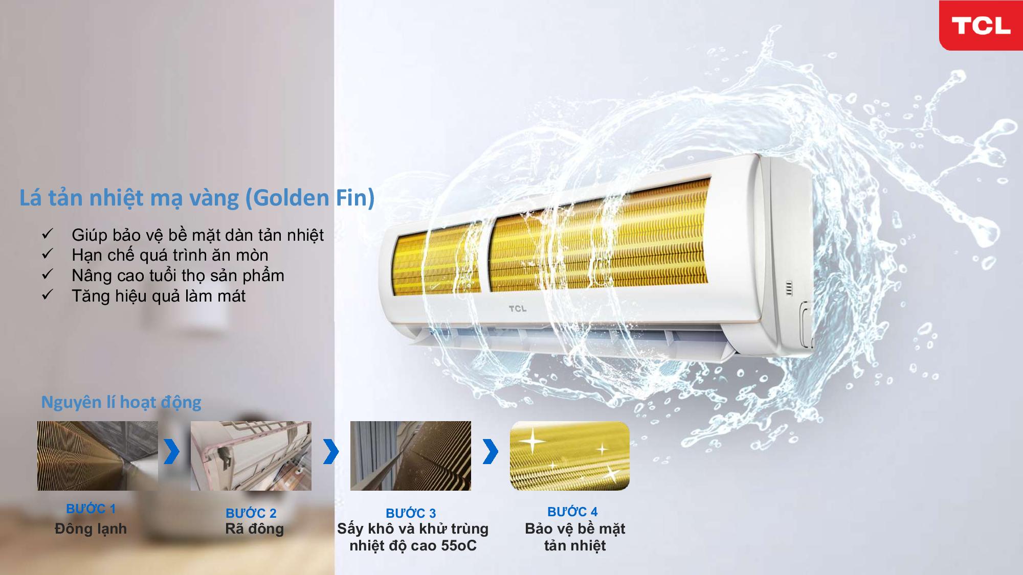 TCL AC Golden fin