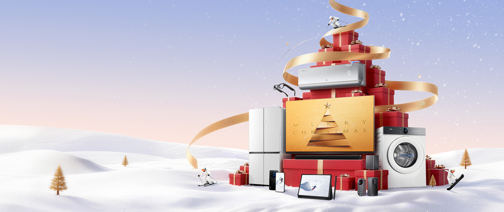 <h1 style="color: rgb(219,176,127); text-align: left;"><span style="font-size: 36px;">TUDO EMBRULHADO E<br>PRONTO PARA<br>O SEU NATAL</span></h1>