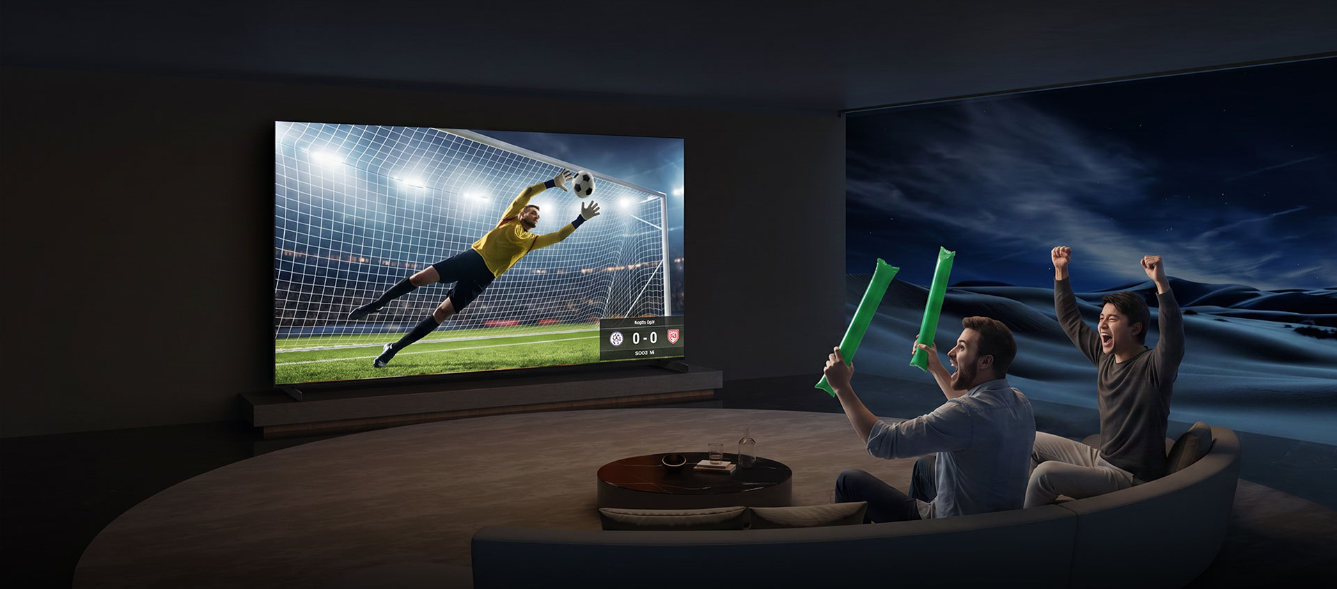 tcl big tv Support Realistic Sports Experience