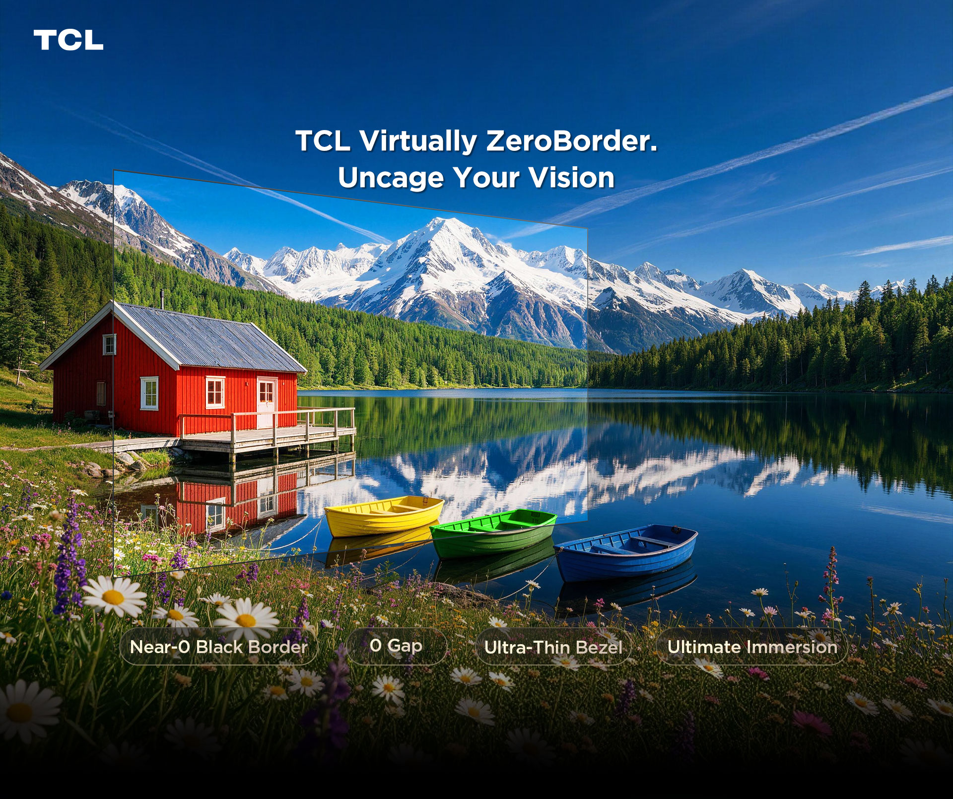 TCL Virtually Zero Border TV