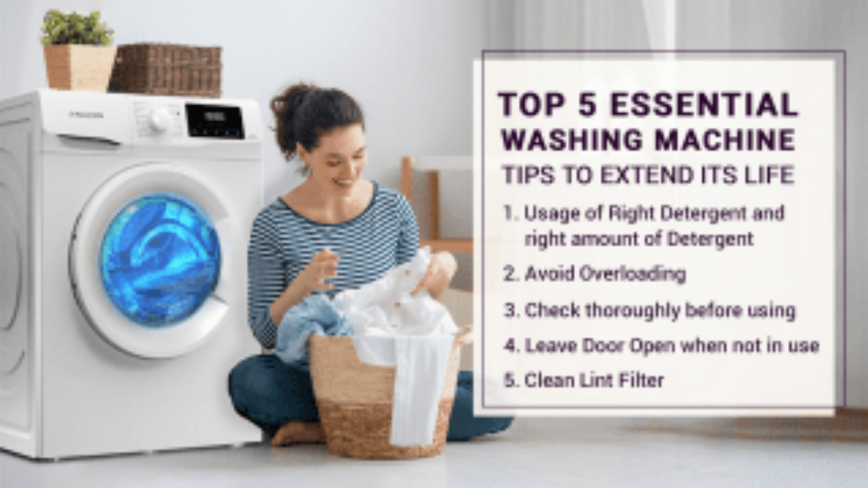 Top 5 Essential Washing Machine Tips To Extend Its Life