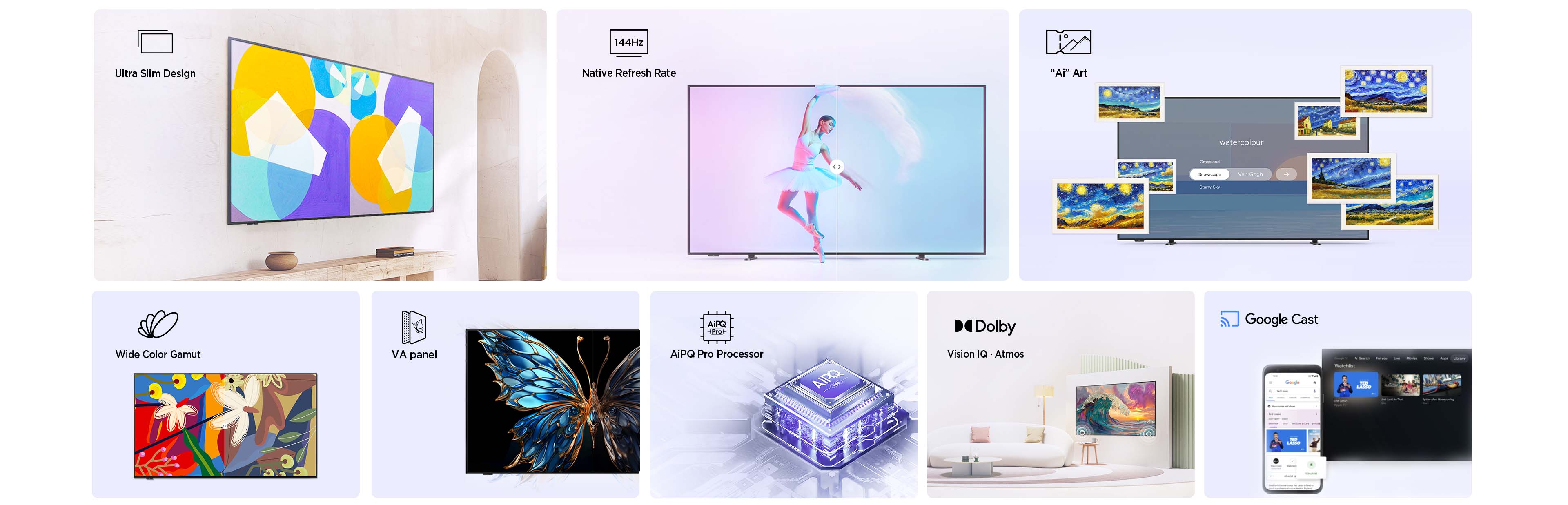 iFFALCON F75 4K 144Hz Ultra Slim TV Overview