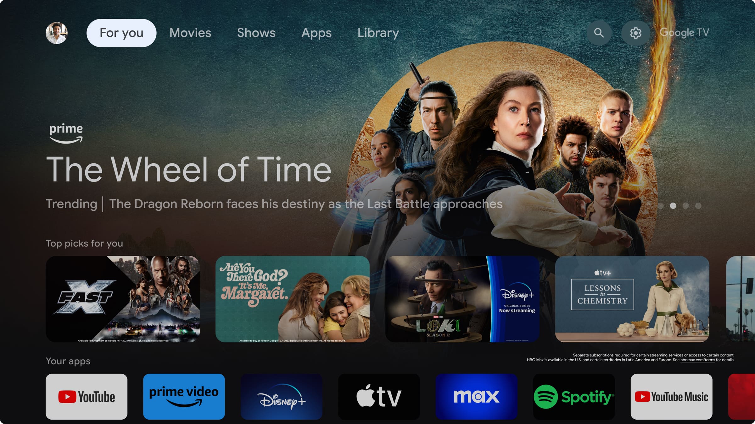 U65 4K UHD Google TV High Contrast Screen