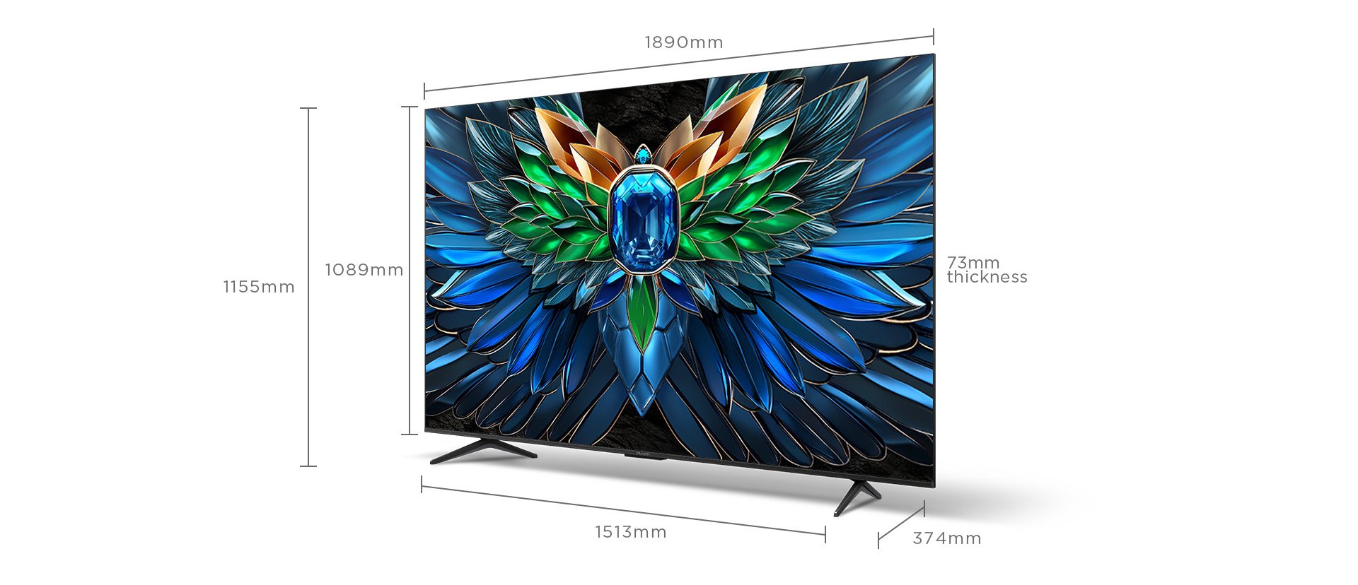 UU85 4K Mini LED TV Screen Size 85