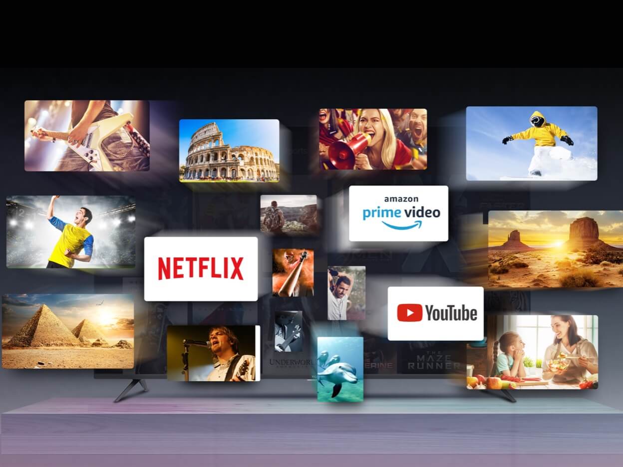 iFFALCON S52 TV YouTube Netflix Prime Video