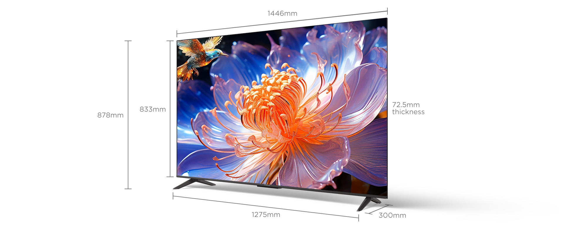 U64 4K UHD Google TV Screen Size 65