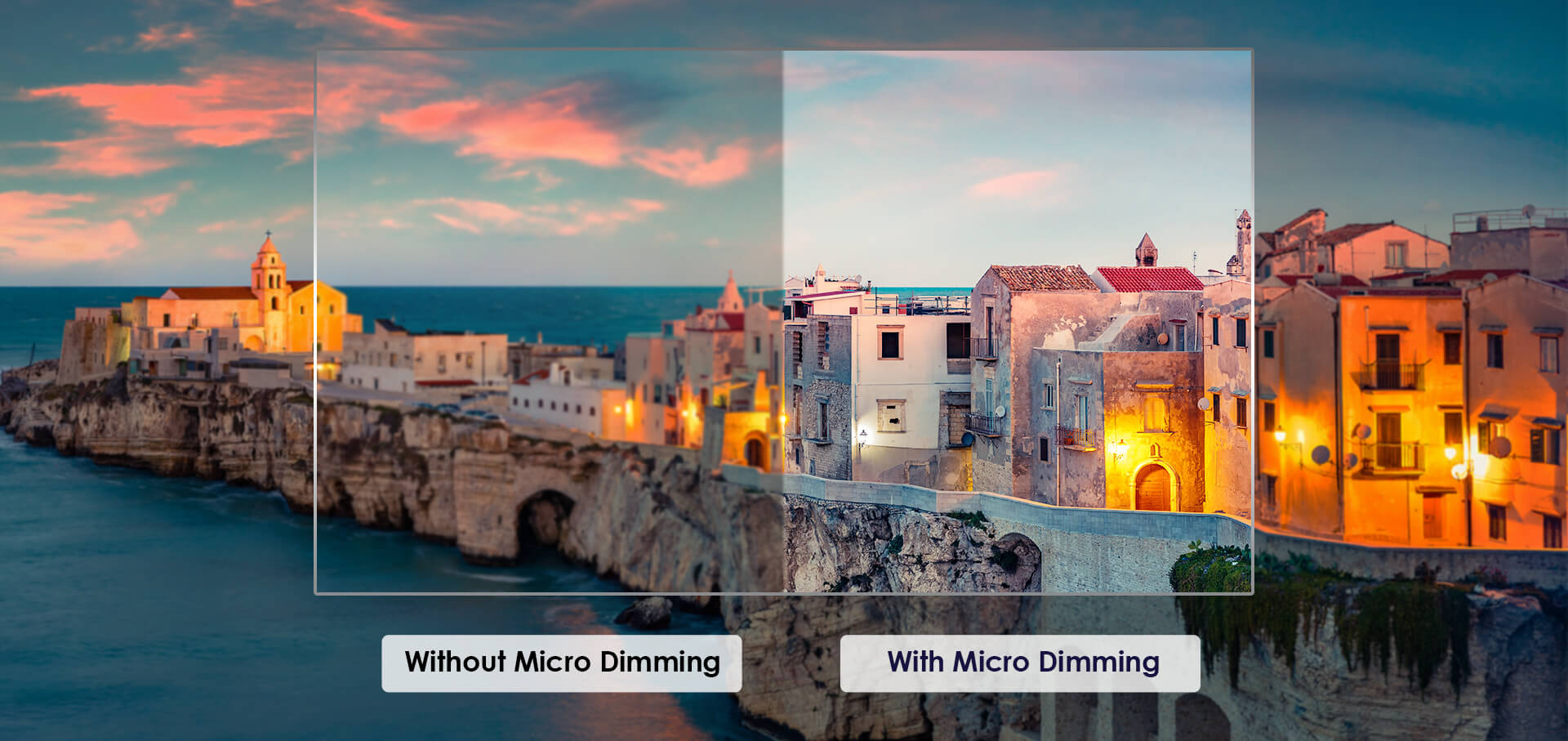 iFFALCON U61 TV Clear the Darker Picture with Micro Dimming