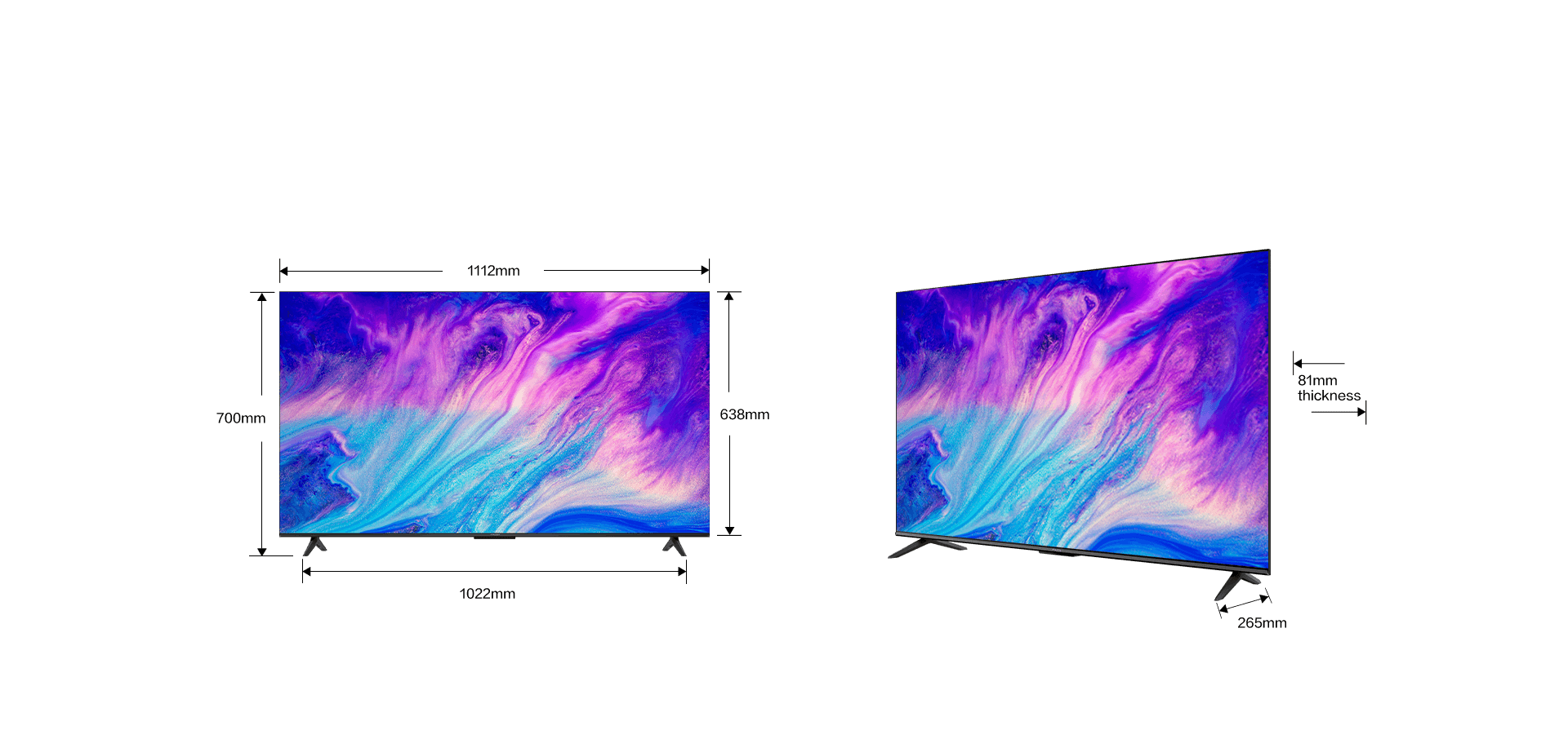 iFFALCON U62 4K HDR TV 50 inch