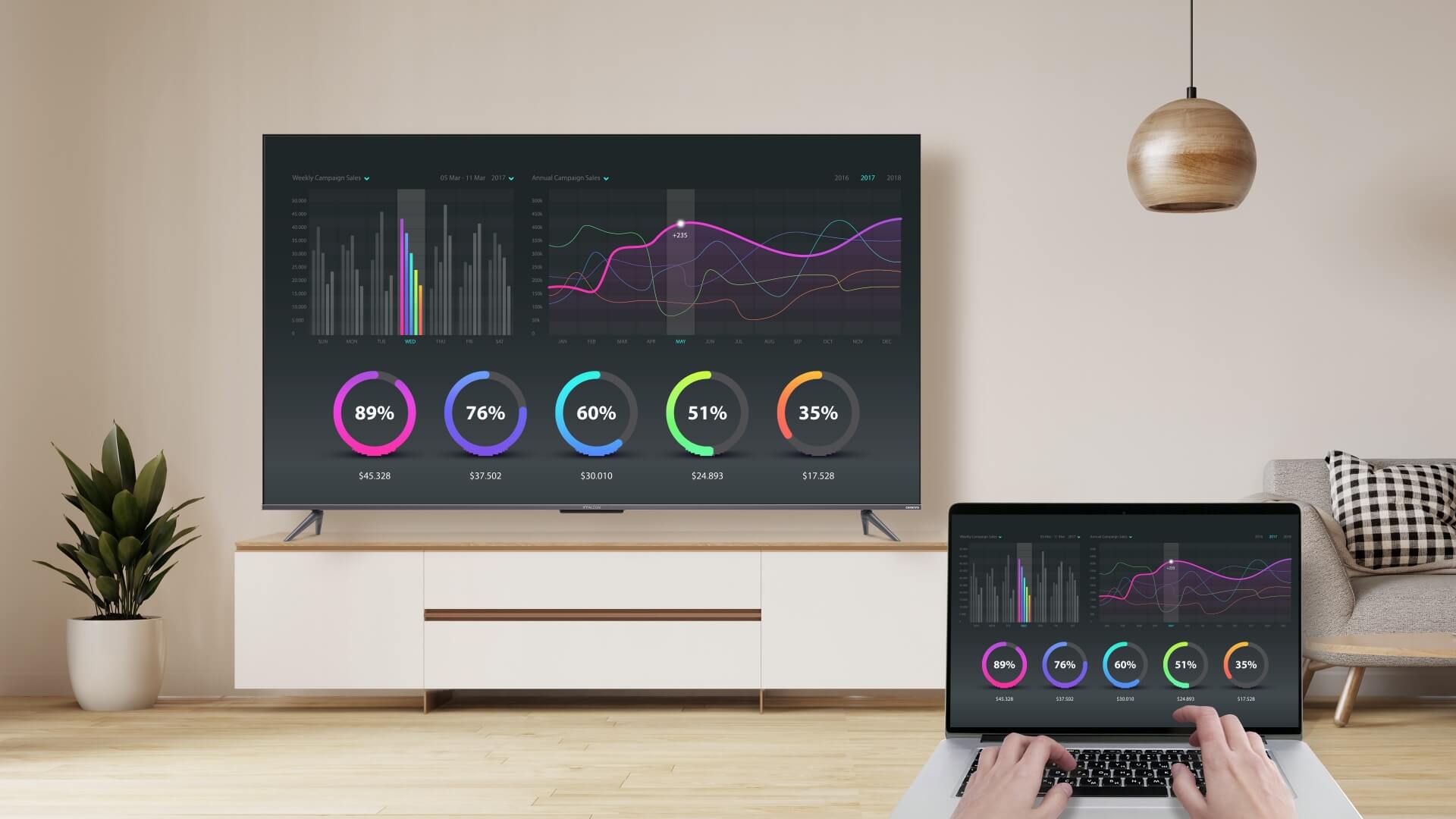 iFFALCON Q72 TV Miracast For PC