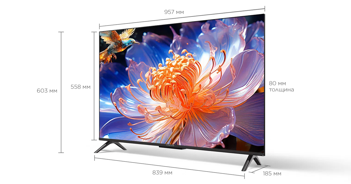 U64 4K UHD Google TV Screen Size 43