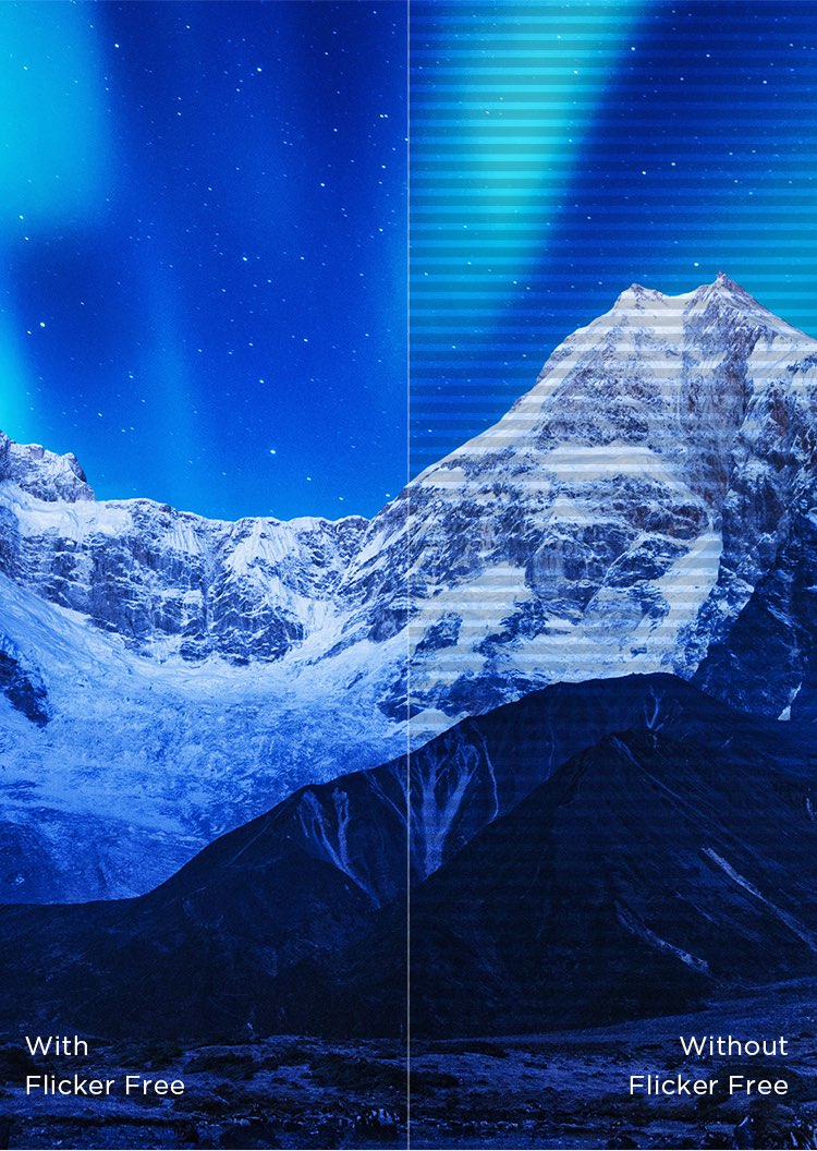 iFFALCON U75A TV with Flicker Free